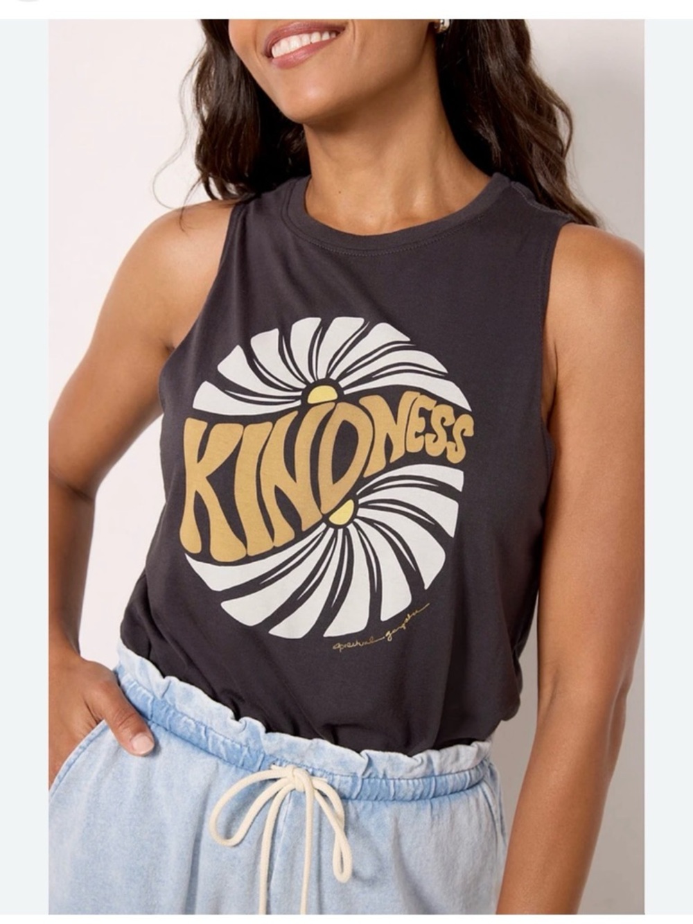 Spiritual Gangster Kindness Sienna Crop Tank NWT XS
